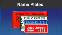 name plates